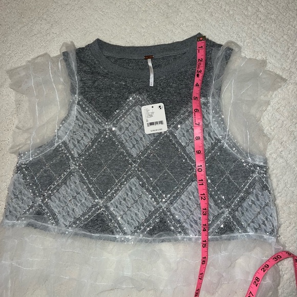 Free People For The Frill Of It Maxi Top NWT size Medium - Picture 7 of 10